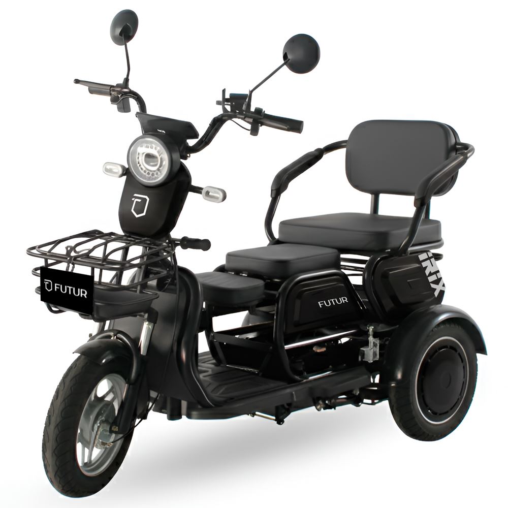 Trimoto Electrica Convertible Futur Irix Negro Motor 600w